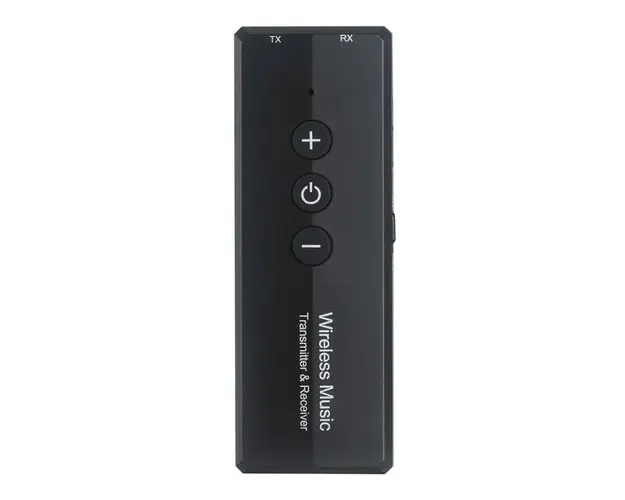 Transmitator receptor portabil 3 in 1 Techstar® OT16, Compatibil Bluetooth 5.0, Reincarcabil, USB, AUX 3.5 mm, TV, PC, Auto, Negru