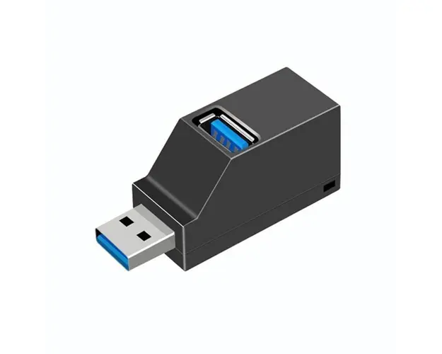 USB Hub Techstar® HB2, 3.0 High Speed, 1 Port USB 3.0, 2 Port USB 2.0, Conexiune USB 3.0 de mare viteza, Compact