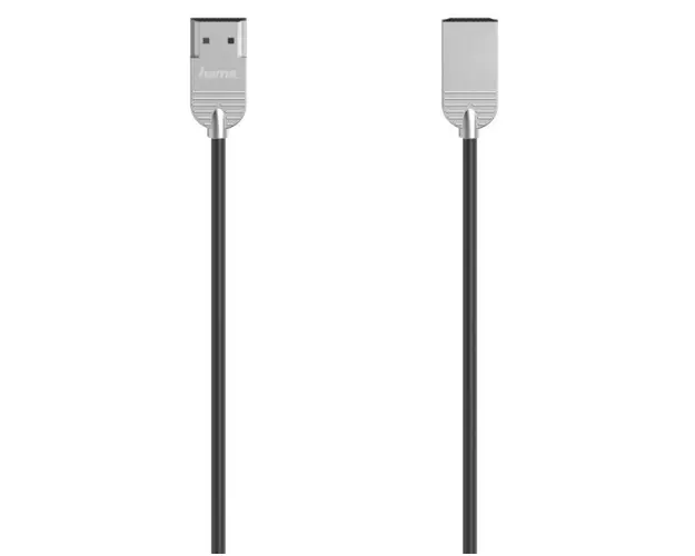 Cablu Hama 205020, HDMI - HDMI, 4k, Ethernet, 1 metru (Negru)