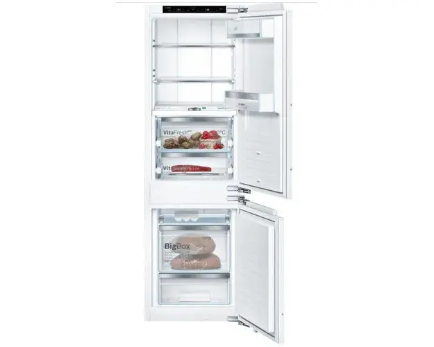 Combina frigorifica incorporabila Bosch KIF86PFE0, 223 L, NoFrost, Clasa E, H 177.2 cm (Alb)