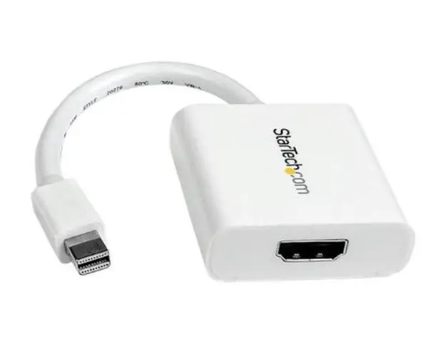 Adaptor video StarTech MDP2HDW, Mini DisplayPort, HDMI, 1080p (Alb)