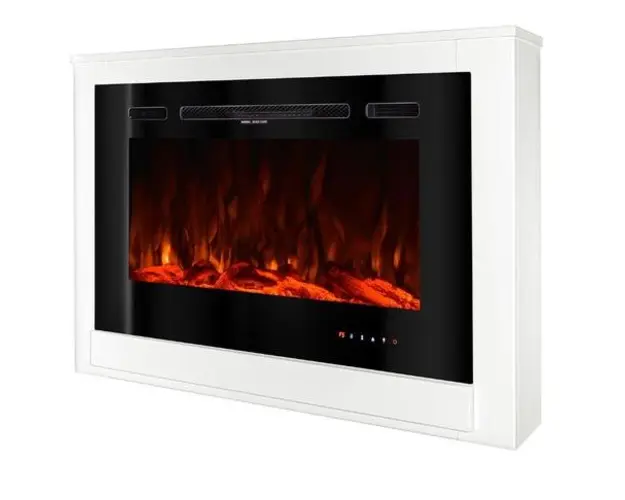 Semineu electric Melania & Adeli, Dimensiuni: 740*1070*160 mm, 1500 W (Alb)