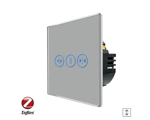Intrerupator Dublu Cap Scara / Cruce Wi-Fi cu Touch LIVOLO, standard italian  Serie Noua (Gri)
