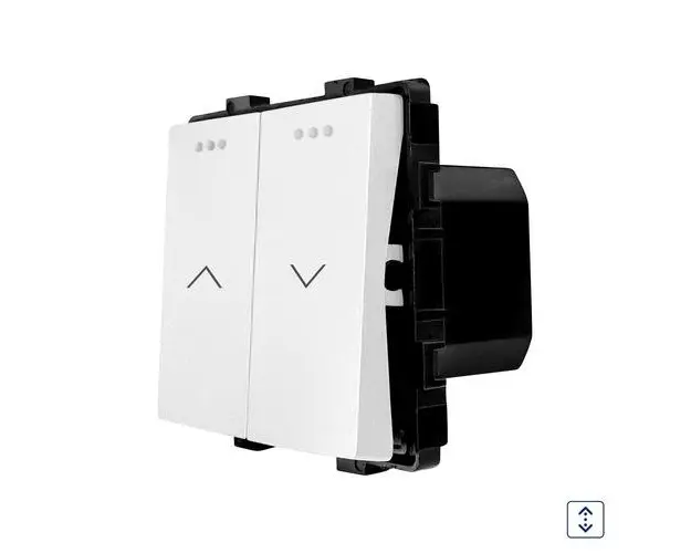 Modul Intrerupator Jaluzele Mecanic LUXION (Alb)