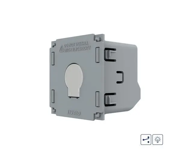 Modul Intrerupator Simplu Cap Scara / Cruce cu Variator si Touch LIVOLO - Serie Noua