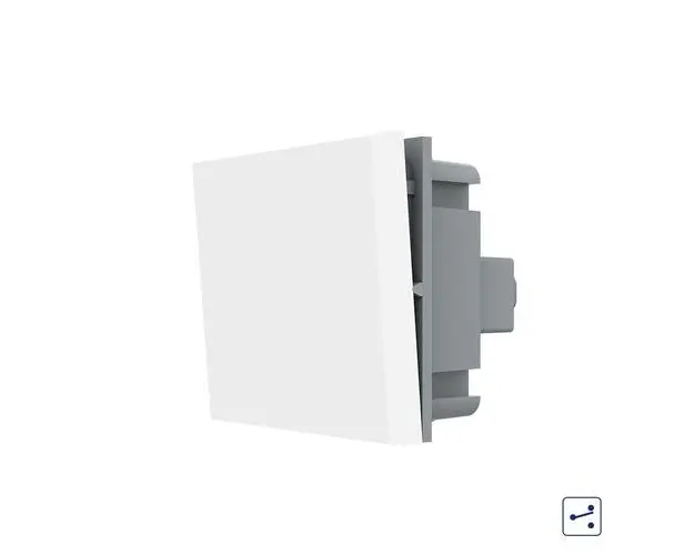 Modul Intrerupator Simplu Mecanic si Cap Scara LIVOLO (Alb)