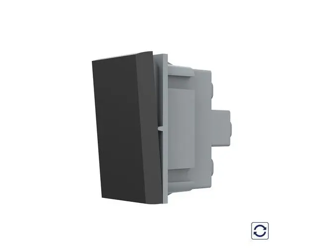 Modul Intrerupator Simplu Mecanic cu Reset LIVOLO - Serie Noua (Negru)