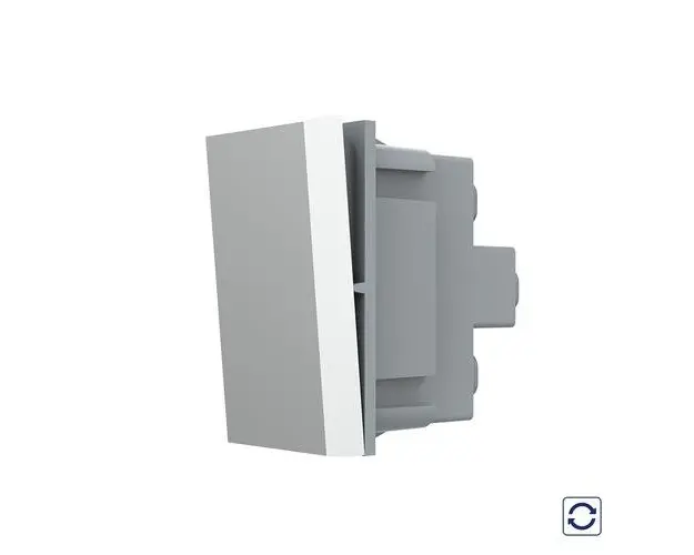 Modul Intrerupator Simplu Mecanic cu Reset LIVOLO - Serie Noua (Gri)