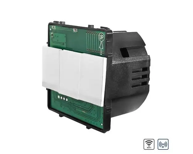 Modul Intrerupator Triplu cu Wi-Fi + RF433 cu Touch LUXION