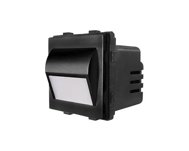 Modul Lampa de Veghe LED cu Lumina Alba - Neutra LUXION (Negru)