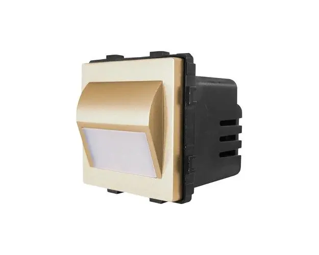 Modul Lampa de Veghe LED cu Lumina Alba - Neutra LUXION (Auriu)