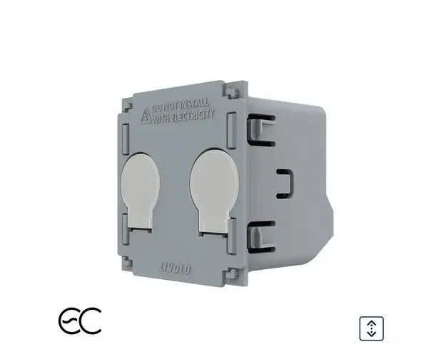 Modul Intrerupator Dublu Draperie cu Touch LIVOLO - Protocol ZigBee EC