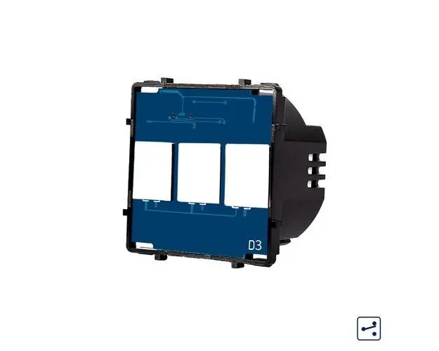 Modul Intrerupator Triplu Cap Scara cu Touch LUXION, Serie A