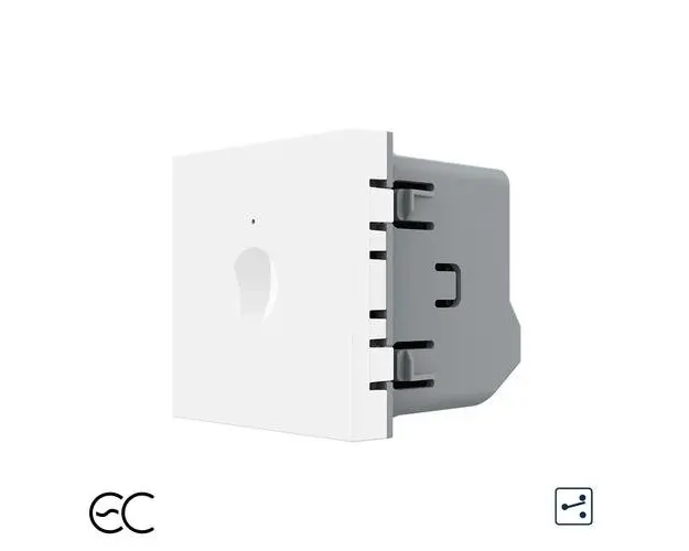 Modul Intrerupator Simplu Cap Scara / Cruce, ZigBee EC cu Touch LIVOLO - Serie Noua (Alb)