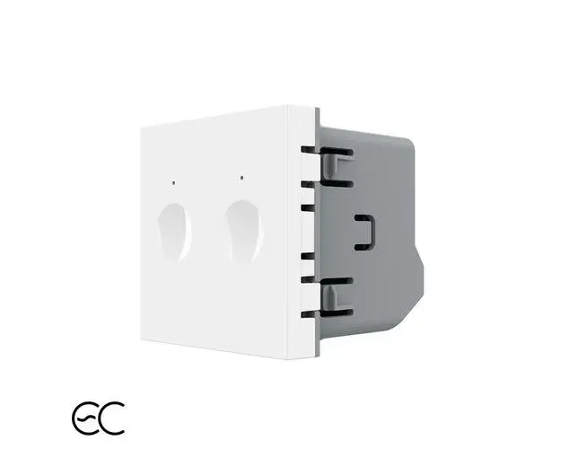 Modul Intrerupator Dublu cu Protocol Zigbee EC si Touch LIVOLO (Alb)
