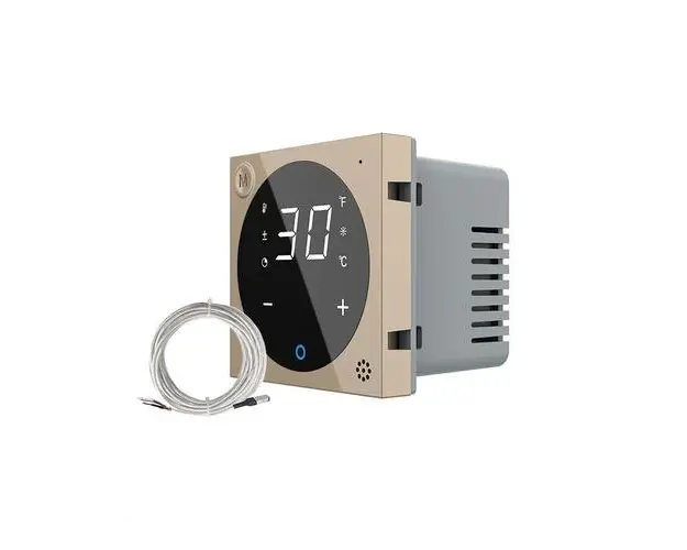 Modul termostat LIVOLO pentru sisteme de incalzire electrice, protocol ZigBee EC (Auriu)