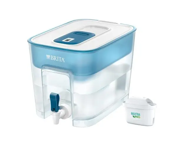 Recipient filtrant BRITA Flow XXL 8.2 L, cartus Maxtra PRO (Albastru)