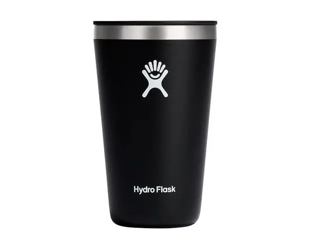 Pahar termos Hydro Flask All Around, inox, 470ml, (Negru)