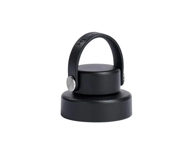 Capac cu gura pentru sticla termos Hydro Flask Black Wide, plastic