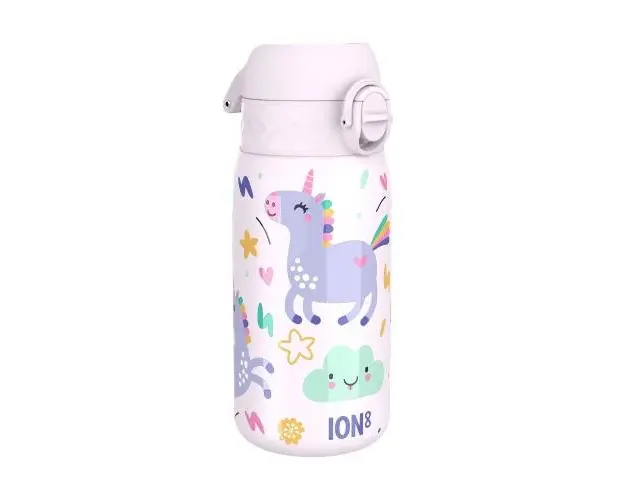 Sticla apa pentru copii Ion8 Unicorns, inox, 320ml