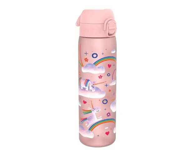 Sticla apa pentru copii Ion8 Unicorn Rainbows, recyclon, 500ml