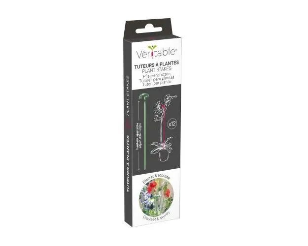 Set 12 tije suport pentru plante Veritable, fibra de sticla 