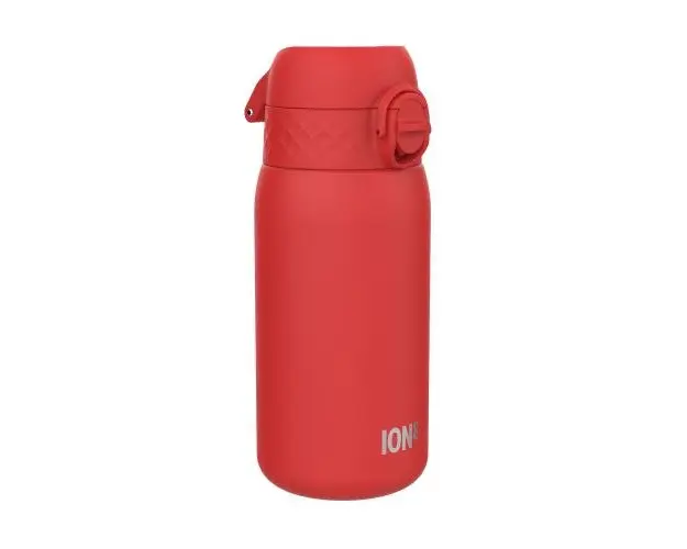 Sticla apa pentru copii Ion8, inox, 400ml, Rosu