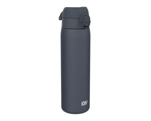 Sticla apa Slim Ion8, inox, 600ml, Albastru