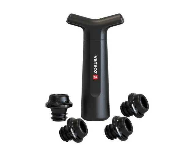 Pompa vidare vin cu 4 dopuri - Zokura