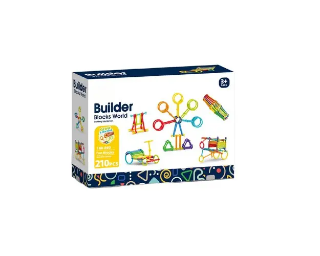 Set de constructie STEAM - Micutul inginer (210 piese)