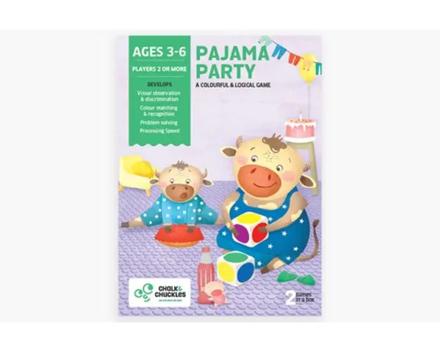 Joc interactiv Chalk and Chuckles, Petrecere in pijama