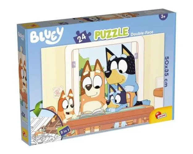 Puzzle de colorat - Bluey (24 de piese)