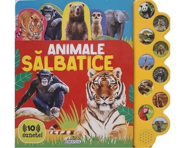 Carte 10 sunete - Animale salbatice