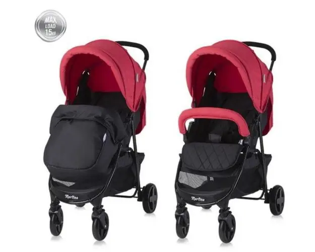 Carucior sport Lorelli Martina, 0-15 kg, 6 luni-3 ani (Mars Red)