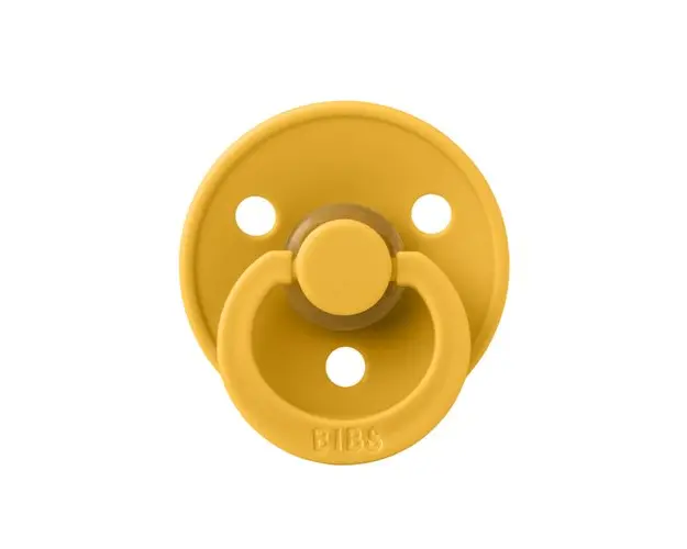 Suzeta Colour Latex BIBS Honey Bee, tetina rotunda, 0 luni +
