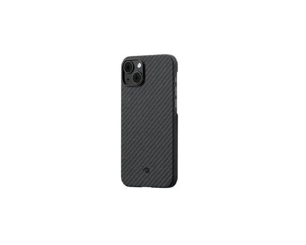 Husa Pitaka MagEZ 3 Aramida 1500D, MagSafe, iPhone 14 Plus (Negru)