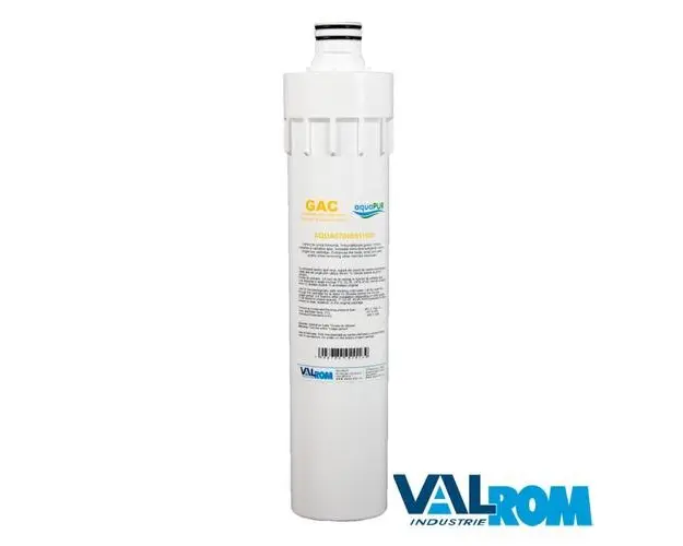 Cartus filtrare apa Aquapur AQUA07000511000, carbune activ granular, pentru sistem filtrare, retine clor, imbunatatirea gustului si mirosului, 0.13 l/min