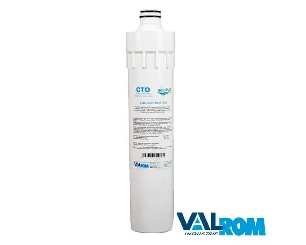 Cartus filtrare apa Aquapur AQUA07010411000, carbune activ bloc, pentru sistem filtrare, retine impuritati mecanice, susbstante, organice, clor, 0.13 l/min, 1 micron
