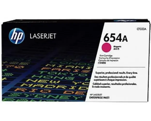 Toner HP 654A, 15000 pagini (Magenta)