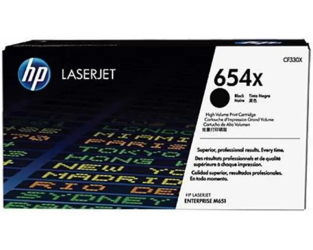 Toner HP 654X, 20500 pagini (Negru XL)