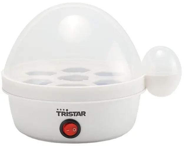 Fierbator pentru oua Tristar EK-3074, 7 Oua, Alb
