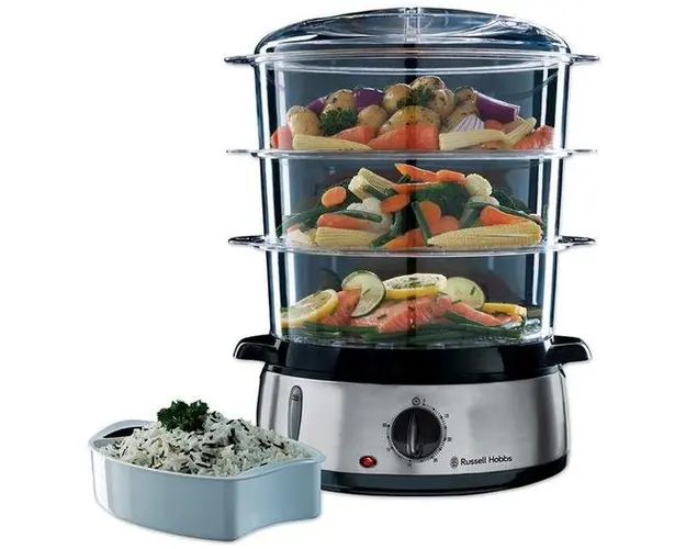 Aparat gatit cu aburi Russell Hobbs Cook@Home 19270-56, 800W, 9l, gri