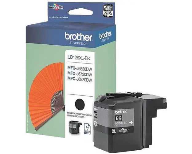 Cartus cerneala Brother LC129XLBK, 2400 pagini (Negru XL)