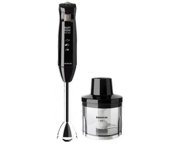 Mixer vertical Taurus Bapi 850 NERO Inox, 850 W, 20 trepte (Negru)