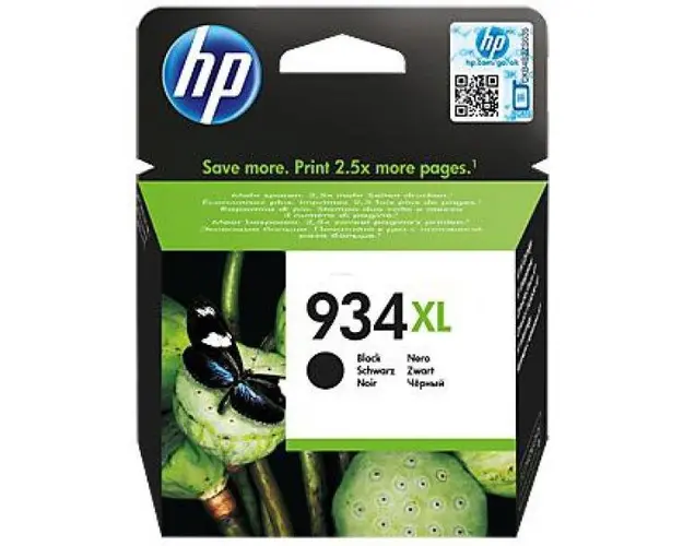 Cartus cerneala HP 934 XL, 1000 pagini (Negru)
