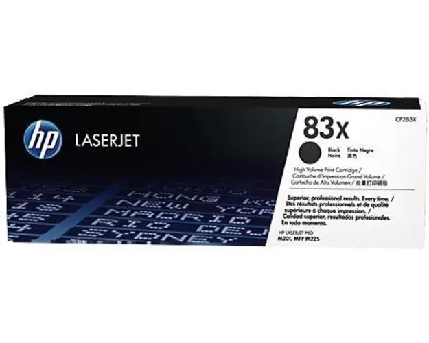 Toner HP LaserJet 83X, 2200 pagini (Negru)