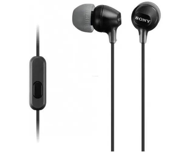 Casti cu microfon Sony MDR-EX15AP (Negre)