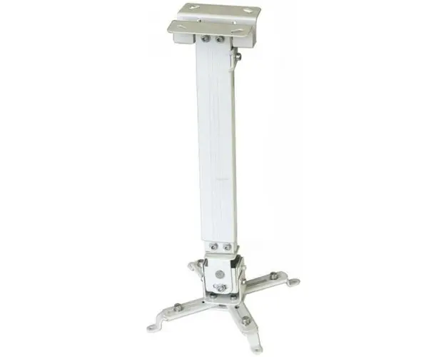 Suport Videoproiector de tavan Sopar TAPA 23054, reglabil, 43 - 65 cm, 12 Kg, Alb