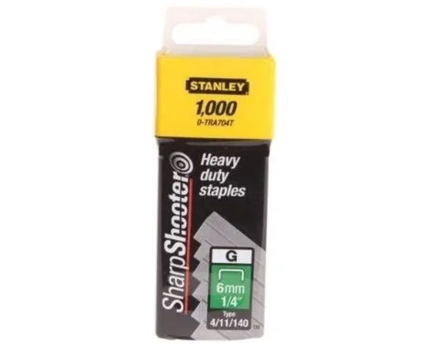 Pachet 1000 capse tapiterie tip G 14mm Stanley 1-TRA709T