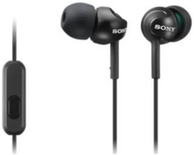 Casti cu microfon Sony MDR-EX110AP (Negru)